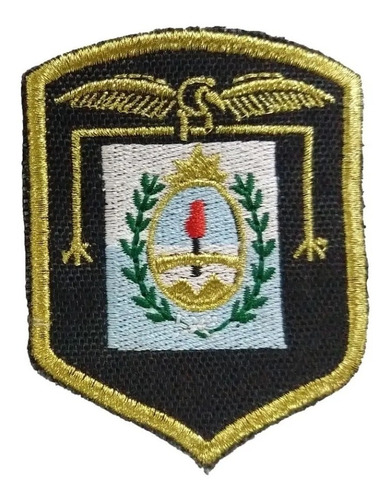 Escudo Parche Bordados Regimiento De Montaña Dorado Brazo