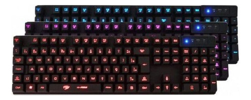 Teclado Gamer G-fire Kmg78pugsb Com Backlight