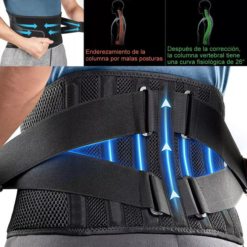 Tirantes De Espalda Para Aliviar El Dolor Lumbar, Cinturón T