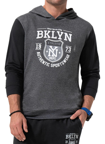 Buzo Bklyn Gris Para Hombre Croydon