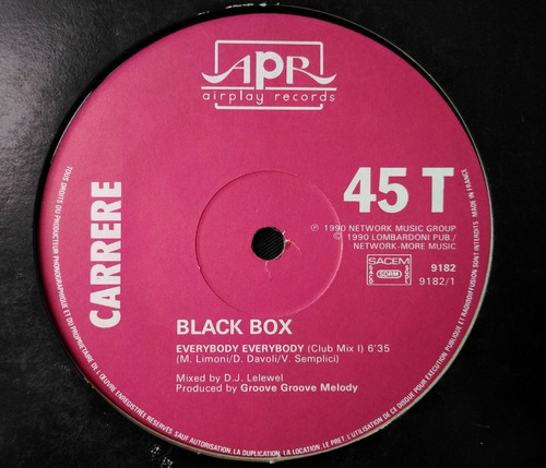 Black Box - Everybody Everybody (club Mix I) (club Mix Ii) (Usado)
