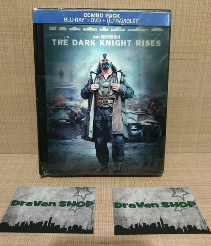 The Dark Knight Rises Batman Digibook Blu Ray Película