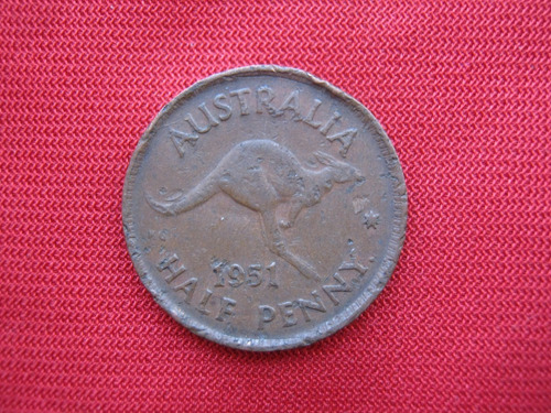 Australia 1/2 Penny 1951