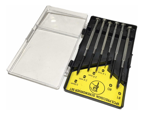 Set 6 Mini Desarmadores Precisión Herramienta Básica Taller