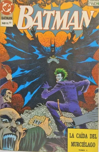 Comic Batman Tomo 1 La Caída Del Murciélago (ed. Zinco)