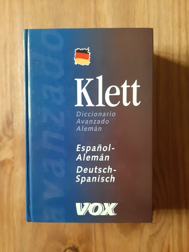 Klett  Diccionario Avanzado Alemán Español. Tapa Dura. Vox