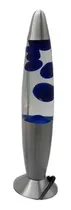 Comprar Lámparas De Lava Lampara Lava Lampara Liquida 41cm Estructura Plateado Pantalla Azul