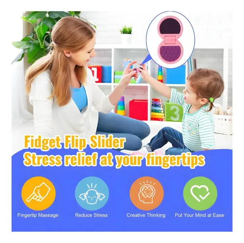 Pack De 8 Fidget Toys Sensoriales De Silicona - Palos Texturizados Para Aliviar Estrés Y Ansiedad - TDAH Autismo - Niños 3+ Y Adultos