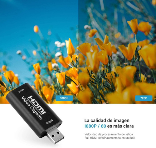 Imagen 3 de 7 de Tarjeta De Captura De Video Hdmi 2.0 A Usb Fhd