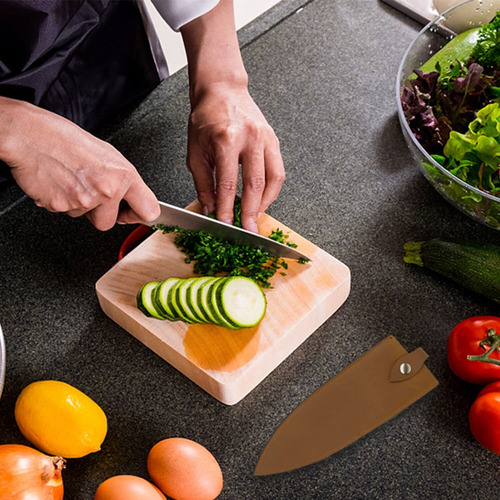 Funda De Piel De Vacuno Para Cuchillo De Chef 20 Cm