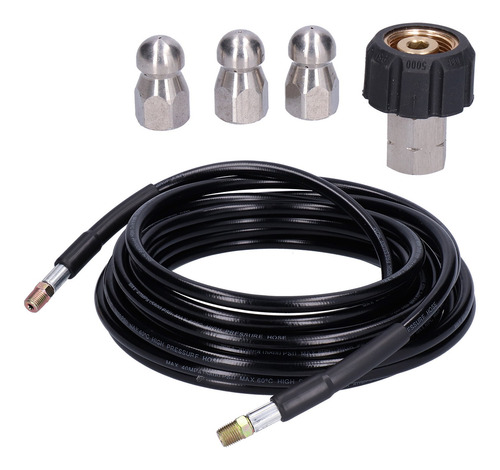 Imagen 4 de 10 de Manguera De Limpieza De Desagüe Kit De Chorro De Alcantarill