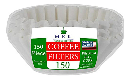 Filtros De Café 8-12 Tazas, Cesta, Papel, 150/pack