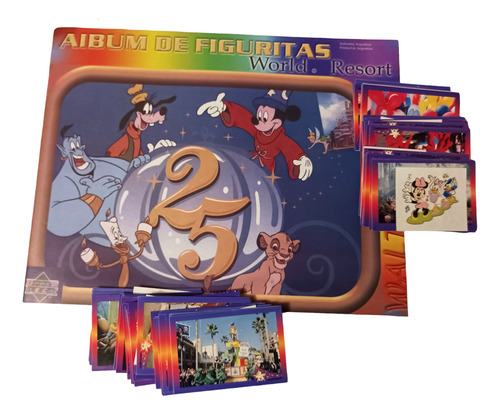 Disney 25 Aniversario // Album + Figuritas A Pegar 