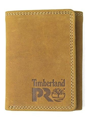 Timberland Pro Cuero De Los Hombres Rfid Trifold Phjqo