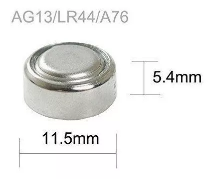 Pilas de Botón Alcalina Ag13/Lr-44 Blíster de 10
