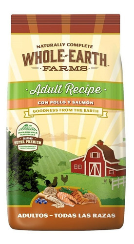 Whole Earth Farm Whole Earth Adulto Pollo Y Salmon X 12 Kg