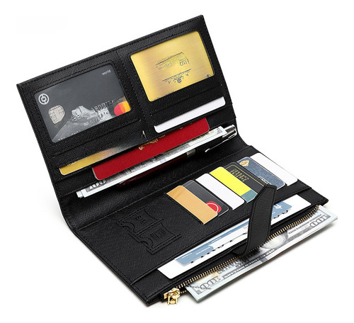 Bolsa Pasaporte Rfid Antimagnetica Con Cierre Y Hebilla