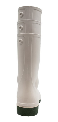 Botas De Goma Pvc Dunlop 171bv Protomastor Seguridad Blanca