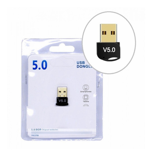 Adaptador E Receptor Usb Bluetooth 5.0 Pc Windows 7 8 10 11