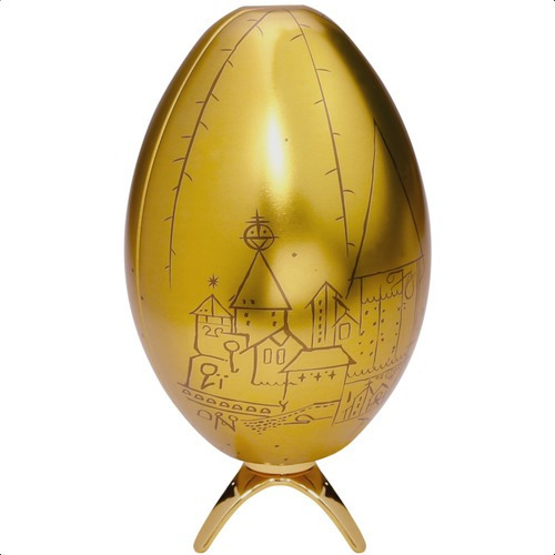 Ovo De Pascoa Harry Potter Troféu Dourado Lata Oval 185g