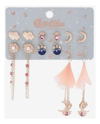 Pretty Guardian Sailor Moon Floral Icons Earring (aretes) 