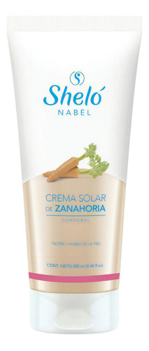 Crema Solar  Zanahoria Broncear Naturalmente Shelo /sa