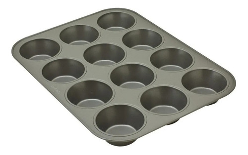 Molde Muffin Pyrex X12 Cupcakes Teflon Antiadherente