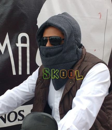 Capucha Espartana (balaclava) Kit 2 Pz Gris Gris