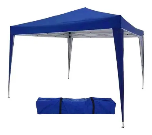comprar MM House Tenda Gazebo Dobrável 3x3 sanfonada praia jardim com sacola azul
