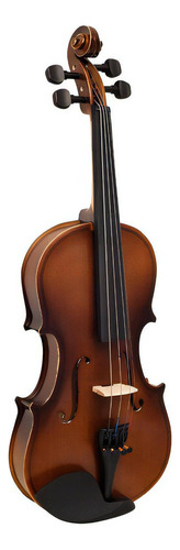 Violino Vogga Von118n Profissional Completo 1/8 Tampo Spruce Cor Outro