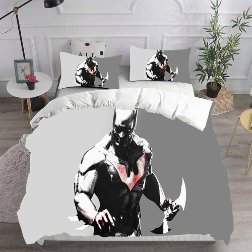 Juego De Ropa De Cama De Batman Superhéroe Funda Nórdica