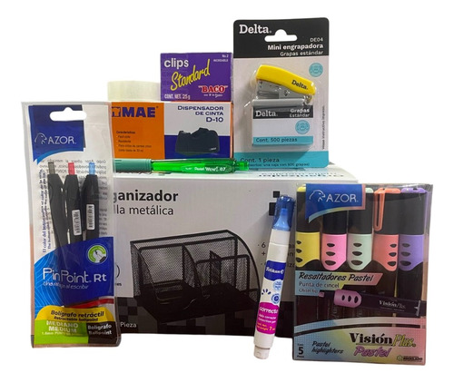 Organizador De Escritorio Set Artículos Incluidos Pin Point
