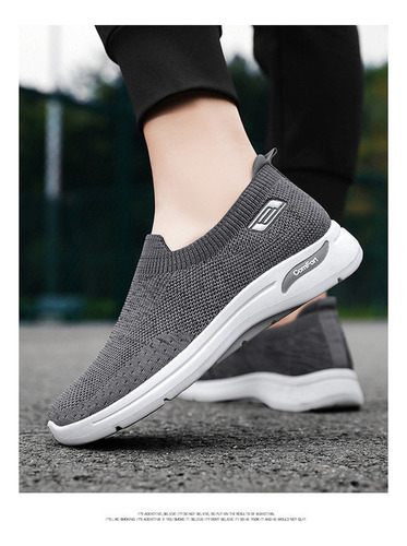 Zapatillas Deporte Para Hombre Zapatos Casuales Sin Cordones