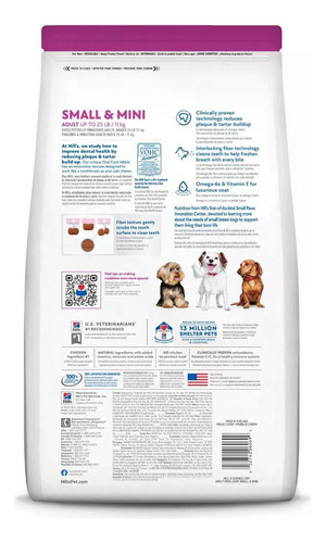 Ração Hill's Science Diet Pequenos E Mini Cães Adultos 1,8kg