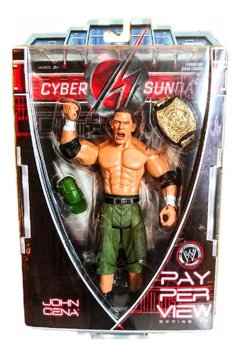 Wwe Jakks Pacific Action Figures Series - John Cena Wwe Belt