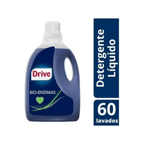Drive Detergente Líquido Evolution Bioenzimas Botella 3 L
