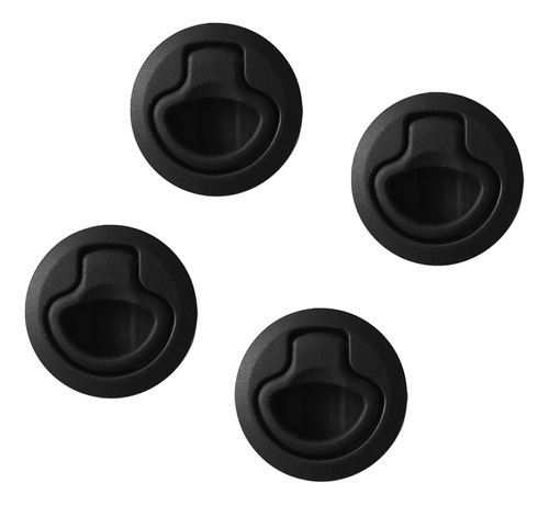 4pcs Escotilla De Cubierta De Negro 1/2 '' Puerta 2 ''