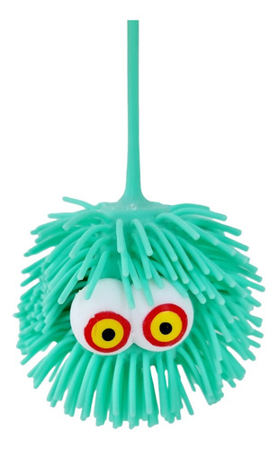 Yoyo De Goma Monstruito Luminoso Luces Con Flecos X6 Uni