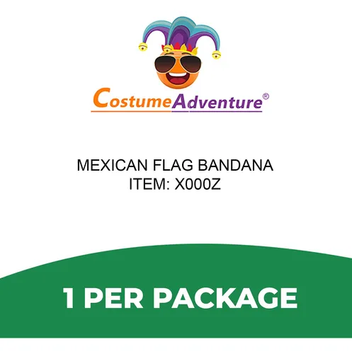 Bandana Con La Bandera Mexicana Bandana Mexicana Bandana Méx