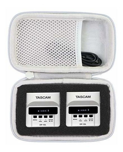 Estuche Rígido De Transporte Tascam Dr 10l Dr 10lw Gra...