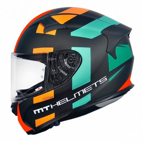 Capacete Mt Kre Sign Matt Orange Fluor