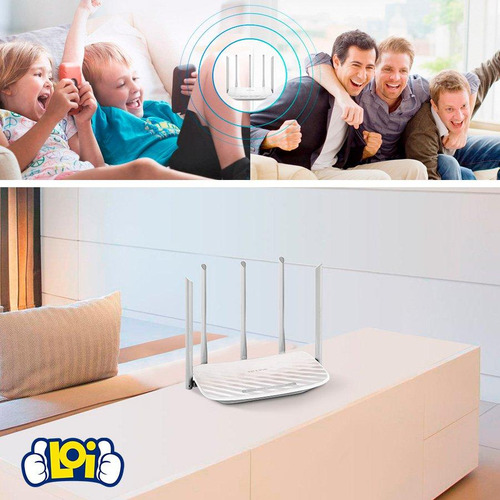 Router TP-Link Archer C60 blanco 110V/220V