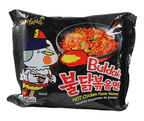 Ramen De Pollo Hot. Buldak X140gr