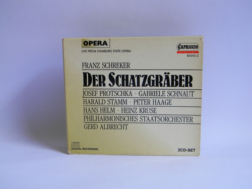 Franz Schreker Der Schatzgräber Gert Albrecht Caja 2 Cd's 