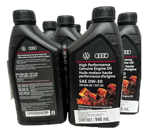 Botes De Aceite 504 00 507 00 Sint tico 0w30 Volkswagen Env o Gratis botes-de-aceite-504-00-507-00-sint-tico-0w30-volkswagen-env-o-gratis