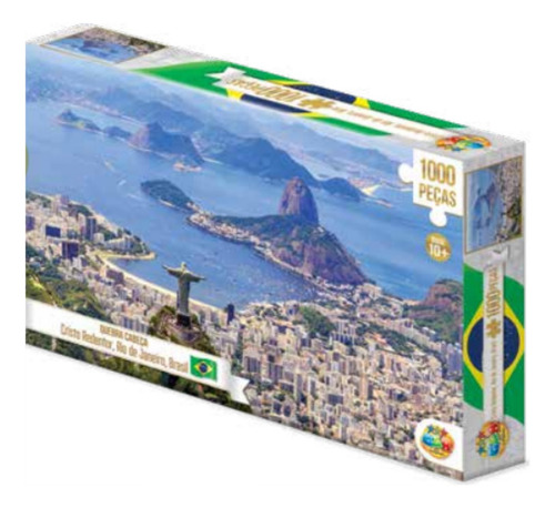 Quebra Cabeça Cristo Redentor-1000pcs-gg Jogo Família