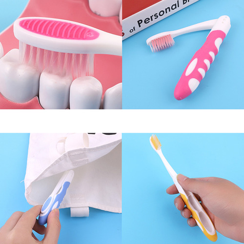 Cepillo De Dientes Portátil Soft Bristle, 8 Piezas