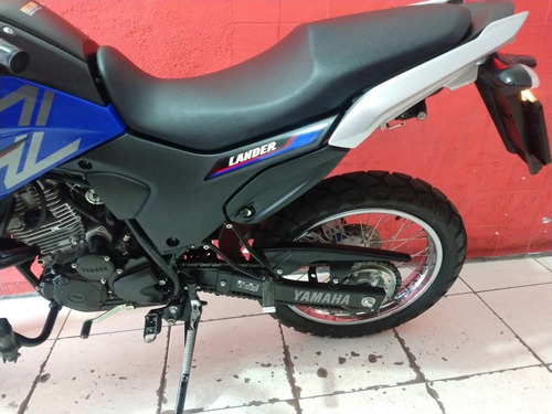 Imagem 4 de 14 de Lander 250 2020 Azul Com Apenas 8526 Kms Unico Dono
