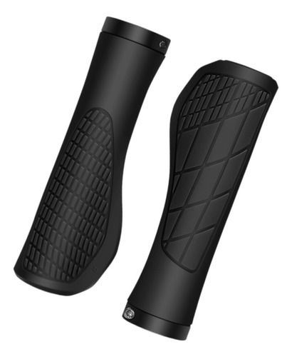 2 Uds Empuñaduras De Manillar De Bicicleta Negro