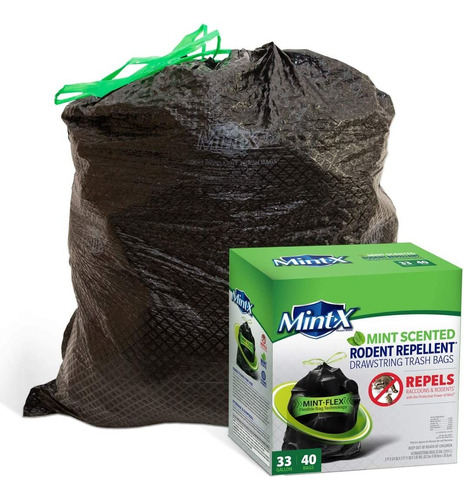 Mint-x Mintflex Bolsas De Basura Repelentes De Roedores 2 P